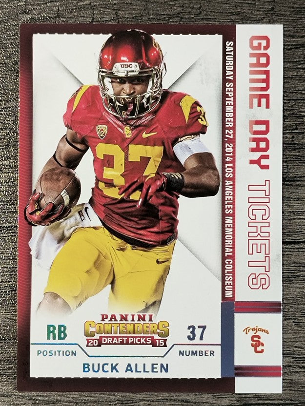 2015 Panini Contenders Draft Picks Game Day Tickets #23 Buck Allen