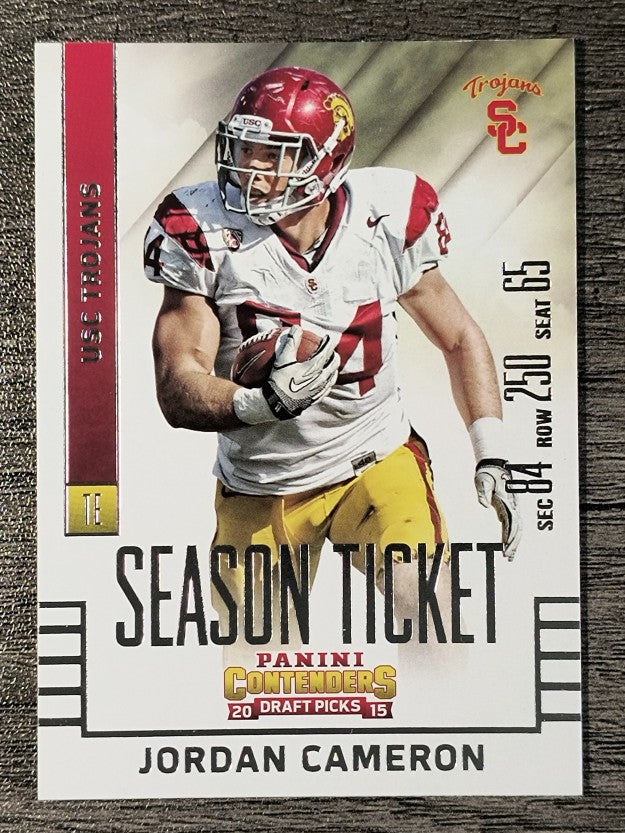2015 Panini Contenders Draft Picks #50 Jordan Cameron