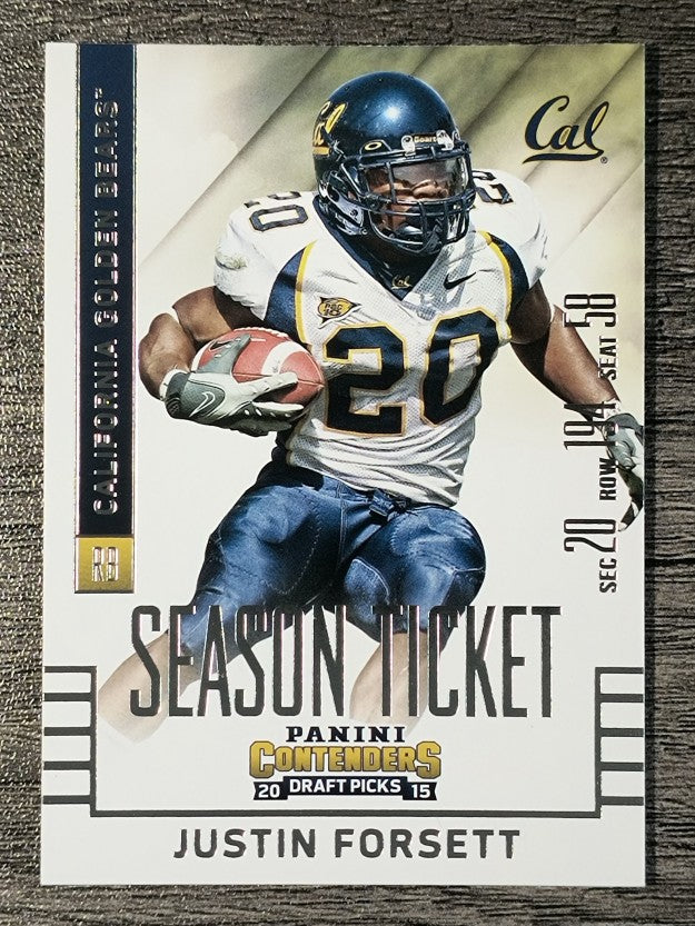 2015 Panini Contenders Draft Picks #58 Justin Forsett