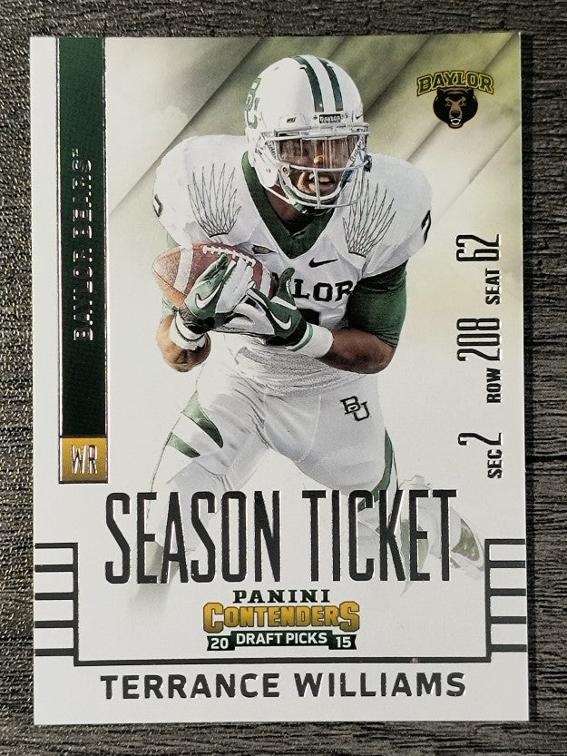 2015 Panini Contenders Draft Picks #95 Terrance Williams