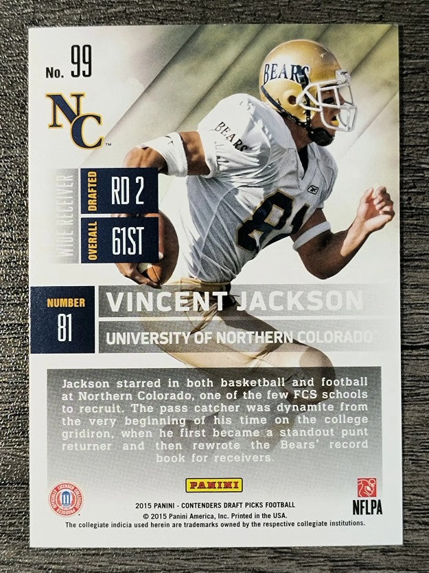 2015 Panini Contenders Draft Picks #99 Vincent Jackson