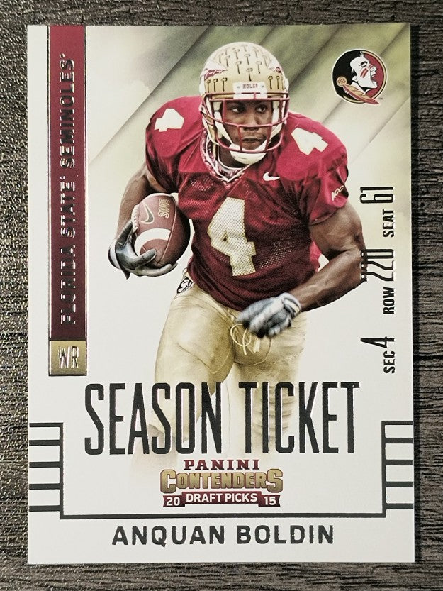 2015 Panini Contenders Draft Picks #12 Anquan Boldin