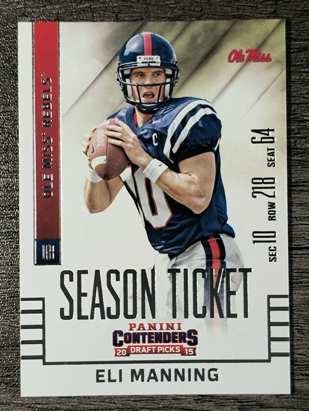 2015 Panini Contenders Draft Picks #40 Eli Manning