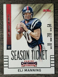 2015 Panini Contenders Draft Picks #40 Eli Manning