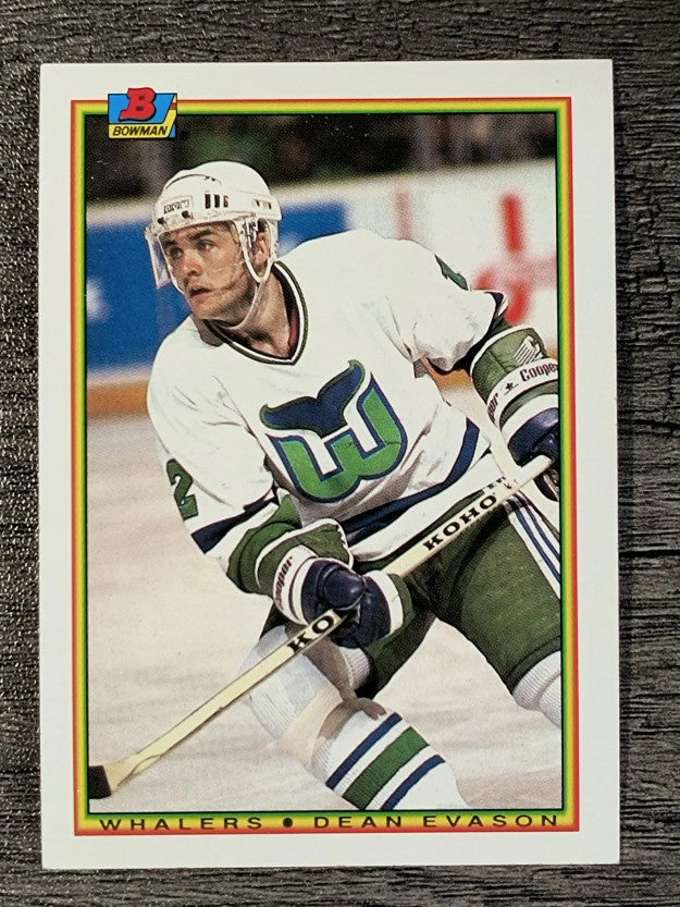 1990-91 Bowman #262 Dean Evason