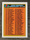1990-91 Bowman #264 Checklist 133-264