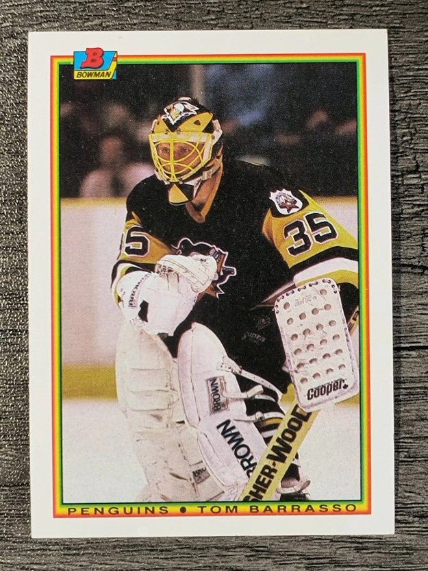 1990-91 Bowman #209 Tom Barrasso