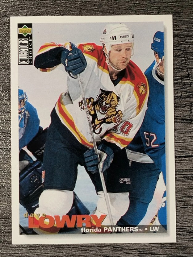 1995-96 Collector's Choice #299 Dave Lowry