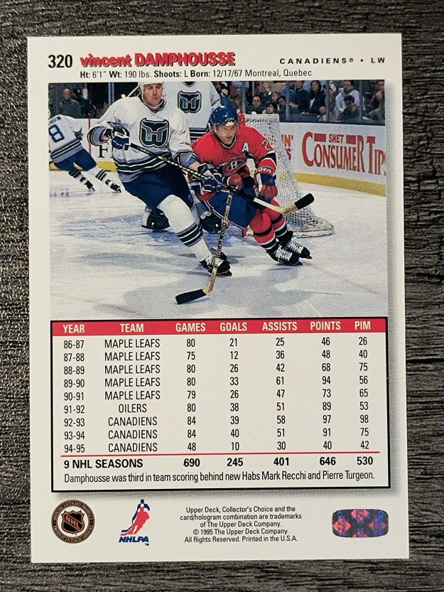 1995-96 Collector's Choice #320 Vincent Damphousse