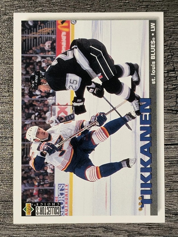1995-96 Collector's Choice #268 Esa Tikkanen