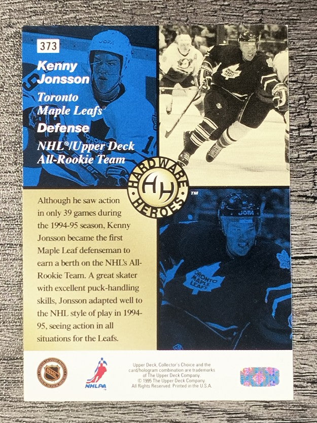 1995-96 Collector's Choice #373 Kenny Jonsson HH
