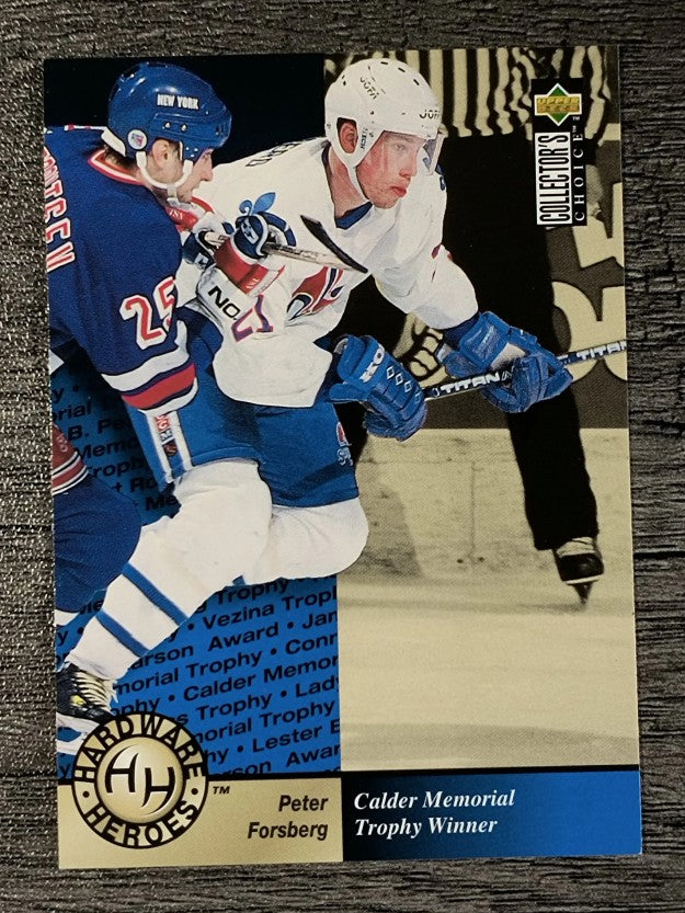1995-96 Collector's Choice #391 Peter Forsberg HH