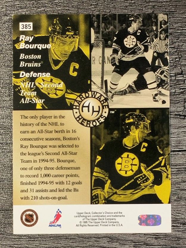 1995-96 Collector's Choice #385 Ray Bourque HH