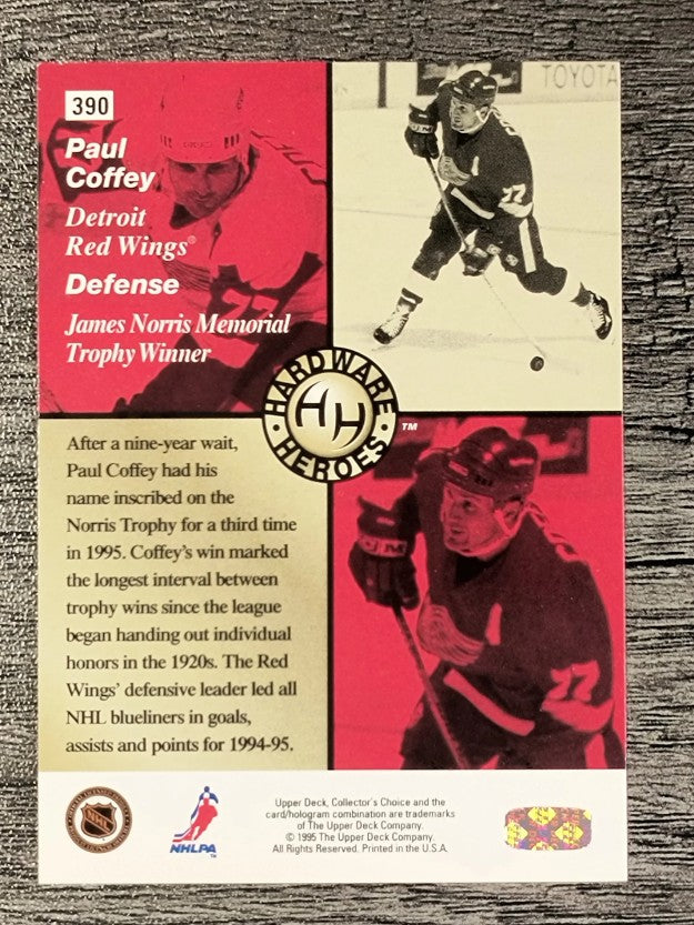1995-96 Collector's Choice #390 Paul Coffey HH
