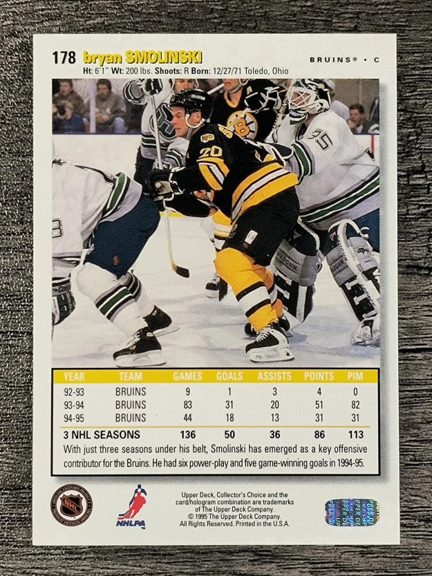 1995-96 Collector's Choice #178 Bryan Smolinski