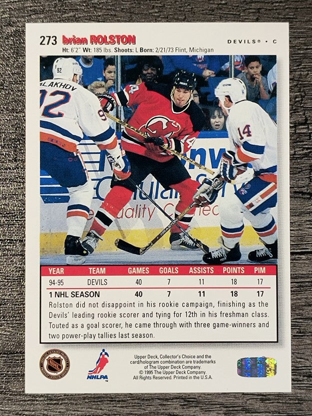 1995-96 Collector's Choice #273 Brian Rolston