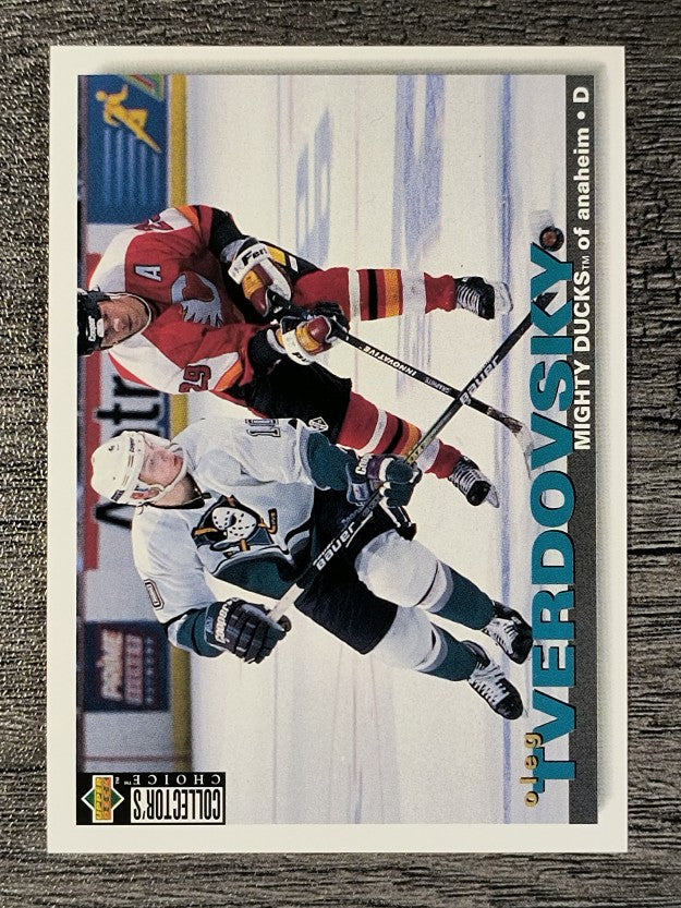 1995-96 Collector's Choice #81 Oleg Tverdovsky
