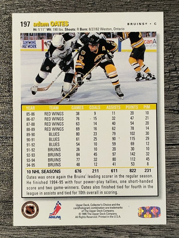1995-96 Collector's Choice #197 Adam Oates