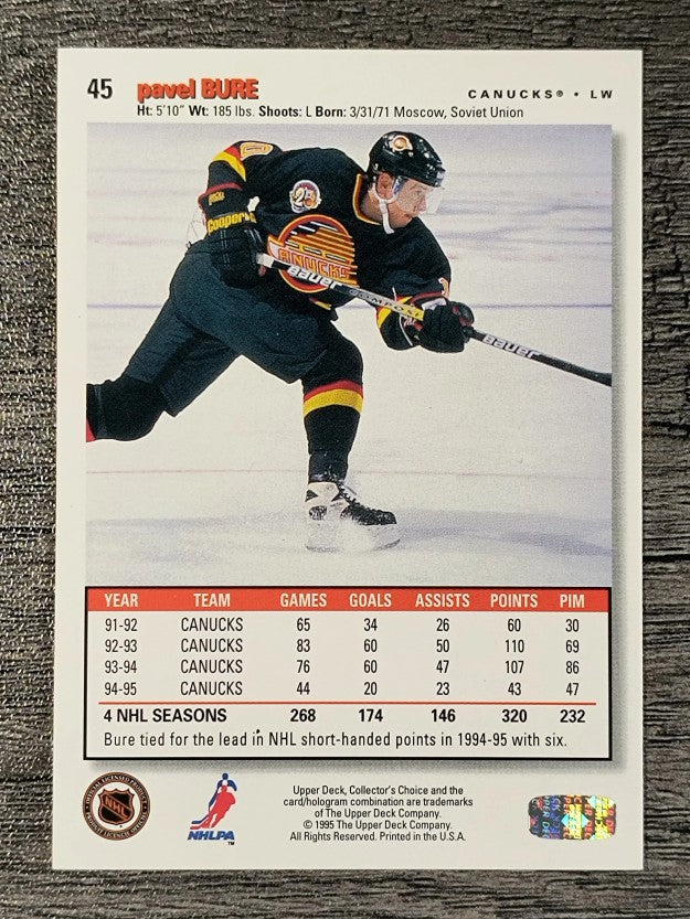 1995-96 Collector's Choice #45 Pavel Bure