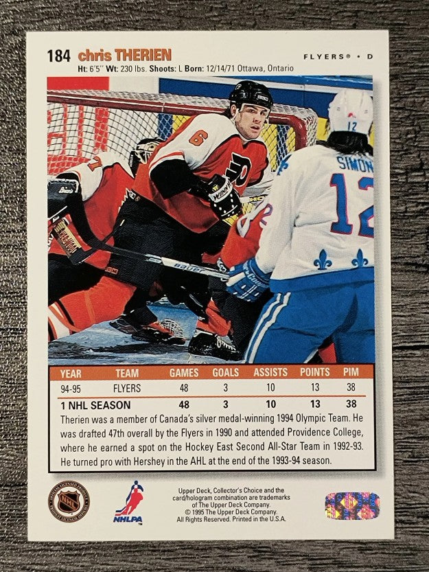 1995-96 Collector's Choice #184 Chris Therien