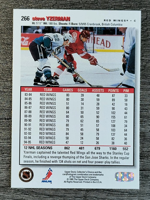 1995-96 Collector's Choice #266 Steve Yzerman