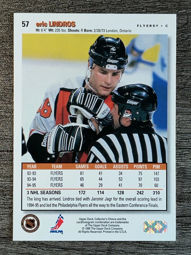 1995-96 Collector's Choice #57 Eric Lindros