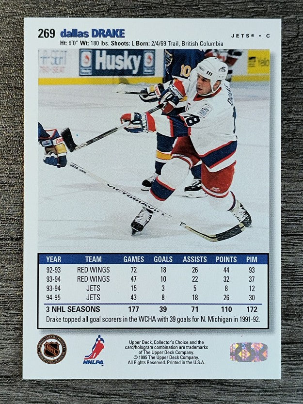 1995-96 Collector's Choice #269 Dallas Drake