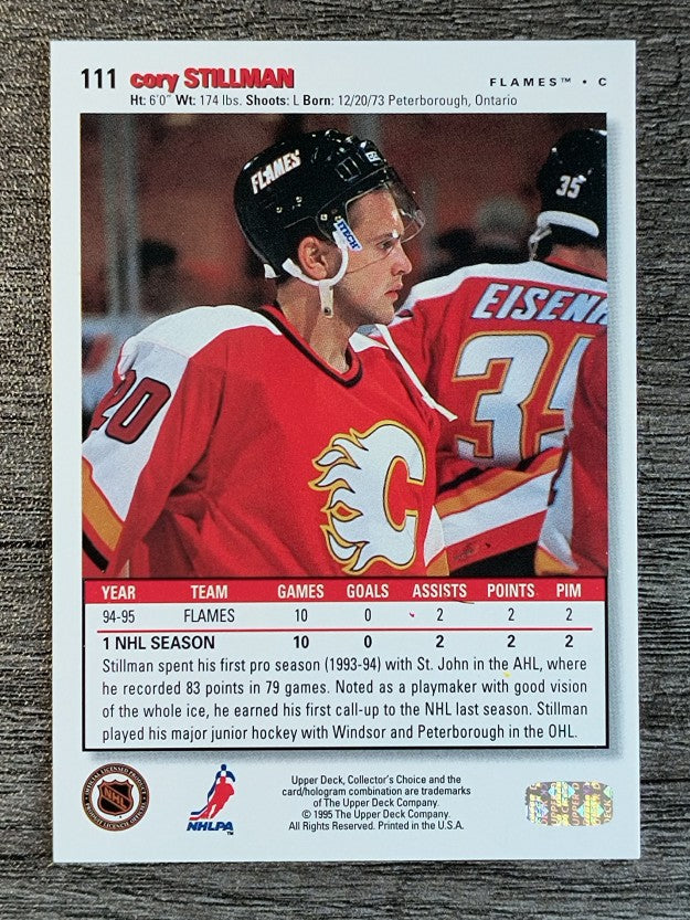 1995-96 Collector's Choice #111 Cory Stillman
