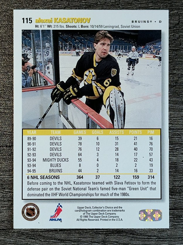 1995-96 Collector's Choice #115 Alexei Kasatonov