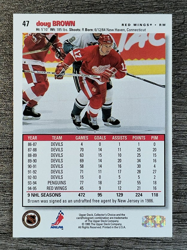 1995-96 Collector's Choice #47 Doug Brown