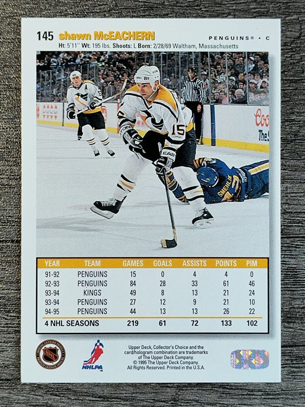 1995-96 Collector's Choice #145 Shawn McEachern