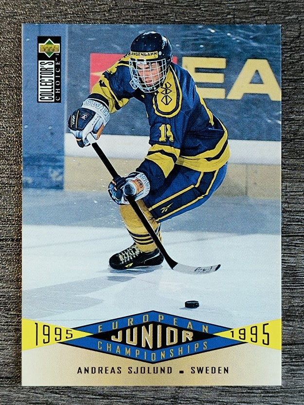 1995-96 Collector's Choice #340 Andreas Sjolund RC