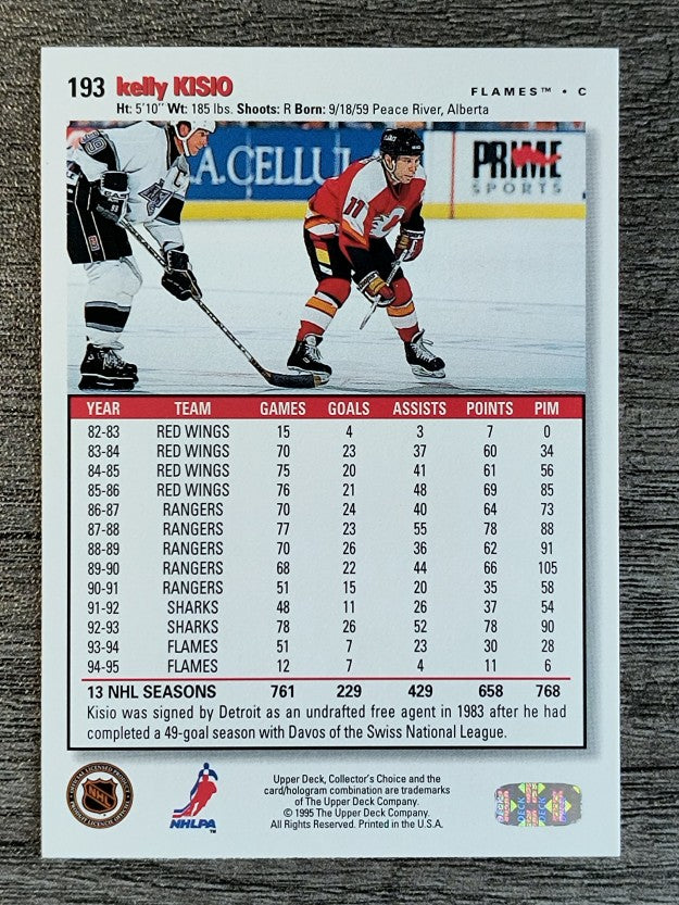 1995-96 Collector's Choice #193 Kelly Kisio