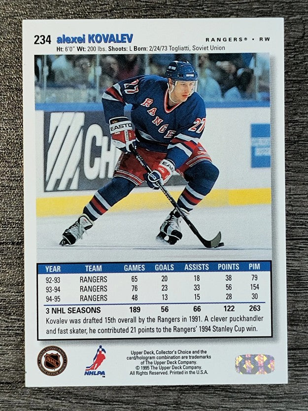 1995-96 Collector's Choice #234 Alexei Kovalev