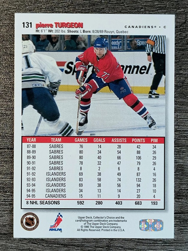 1995-96 Collector's Choice #131 Pierre Turgeon