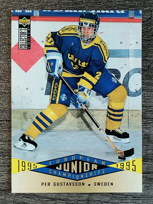 1995-96 Collector's Choice #343 Per Gustavsson RC