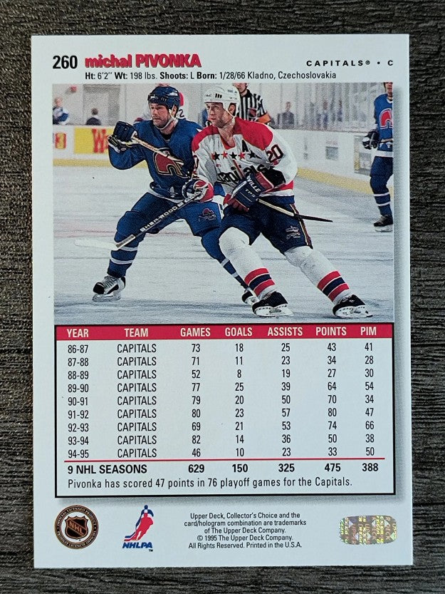 1995-96 Collector's Choice #260 Michal Pivonka