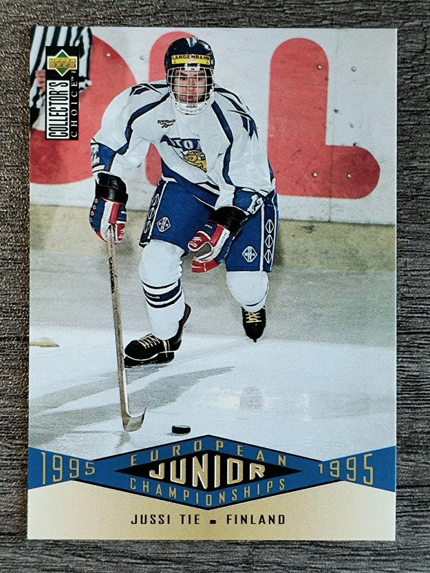 1995-96 Collector's Choice #325 Jussi Tie RC