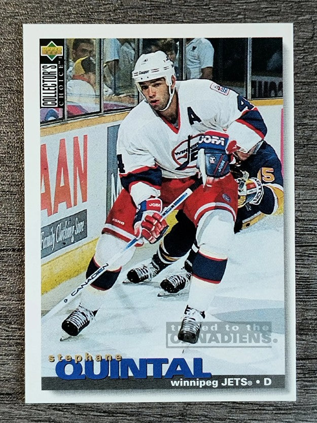 1995-96 Collector's Choice #280 Stephane Quintal