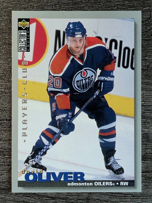 1995-96 Collector's Choice Player's Club #13 David Oliver