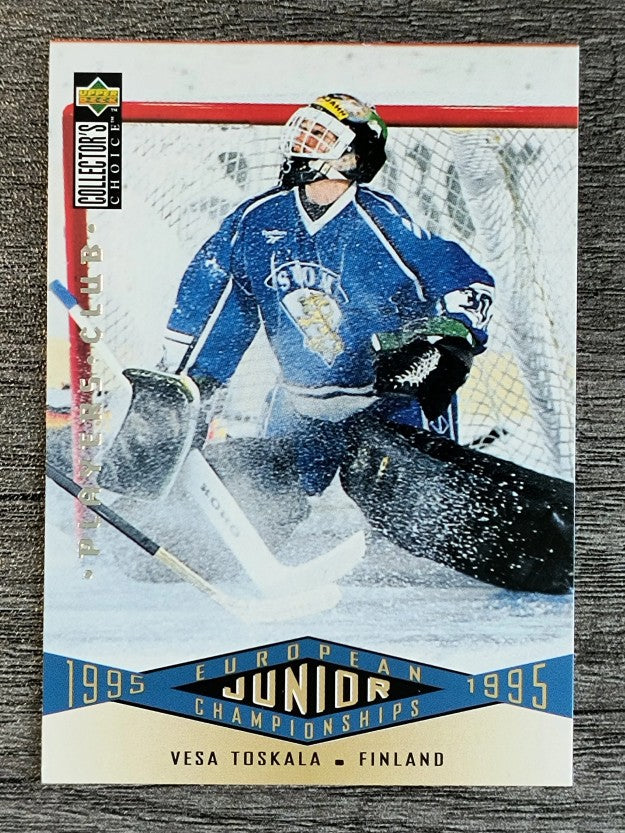 1995-96 Collector's Choice Player's Club #335 Vesa Toskala