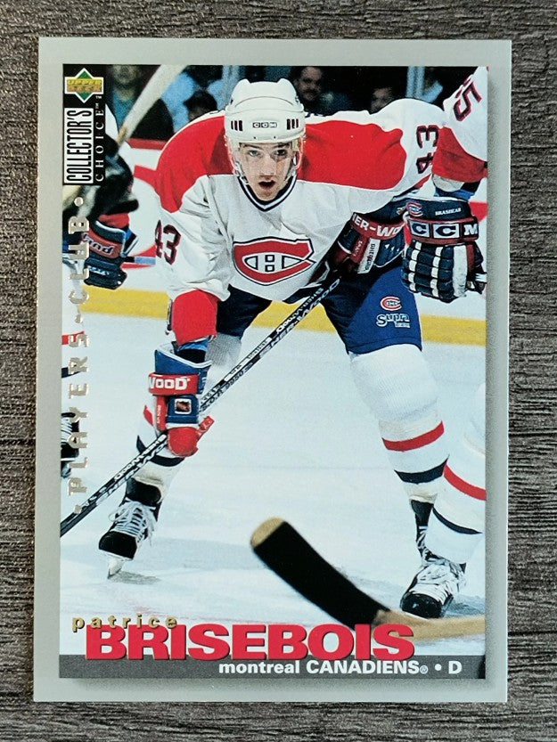 1995-96 Collector's Choice Player's Club #61 Patrice Brisebois