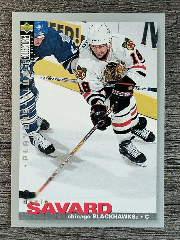1995-96 Collector's Choice Player's Club #132 Denis Savard