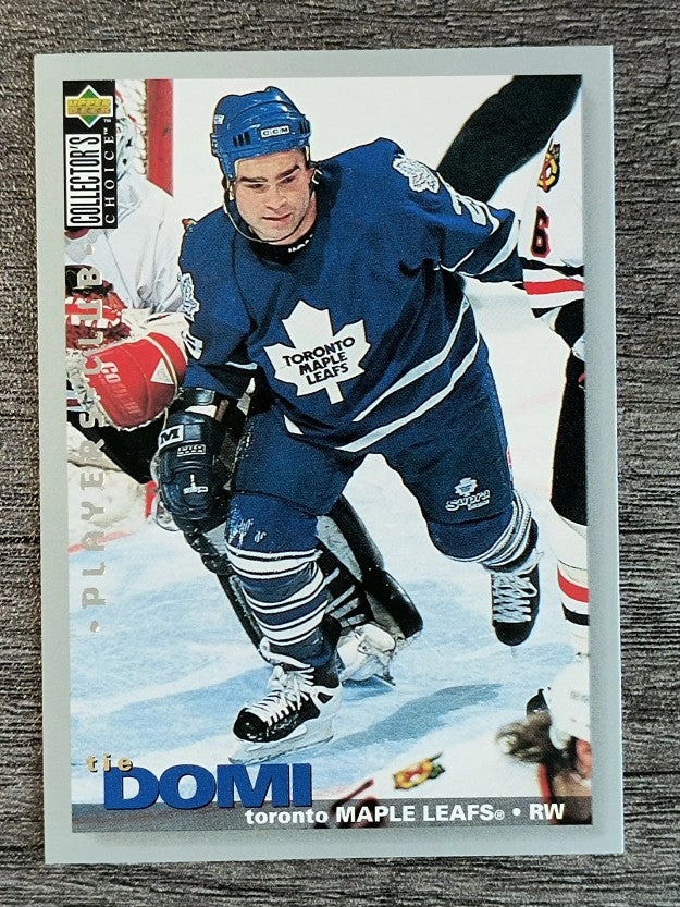 1995-96 Collector's Choice Player's Club #242 Tie Domi