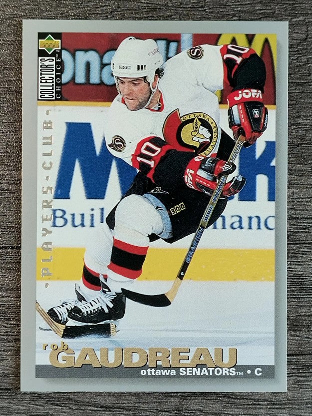 1995-96 Collector's Choice Player's Club #158 Rob Gaudreau
