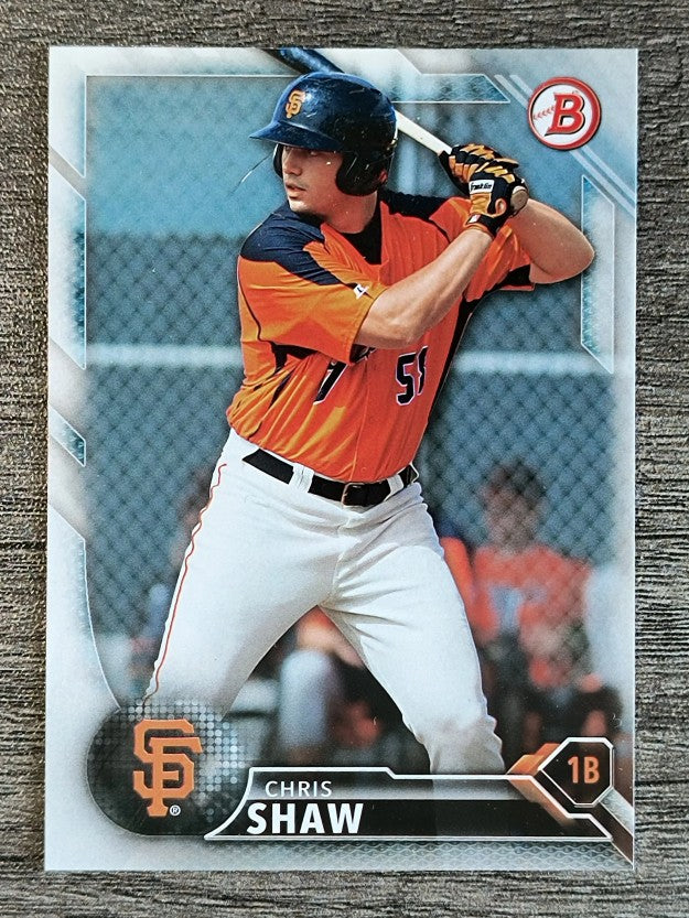 2016 Bowman Prospects #BP84 Chris Shaw