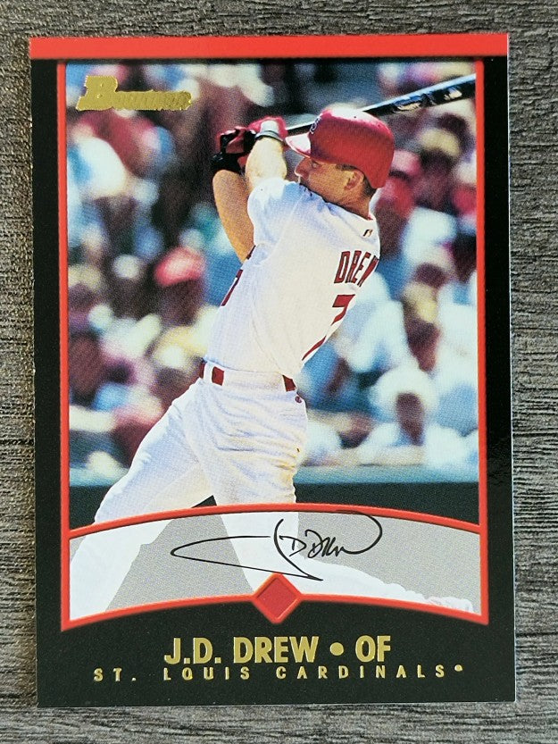 2001 Bowman #80 J.D. Drew