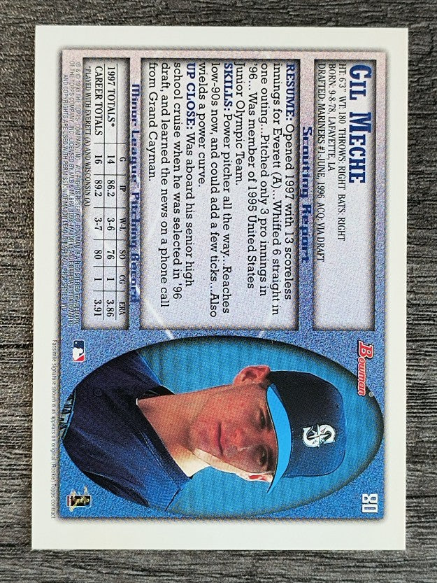 1998 Bowman #80 Gil Meche