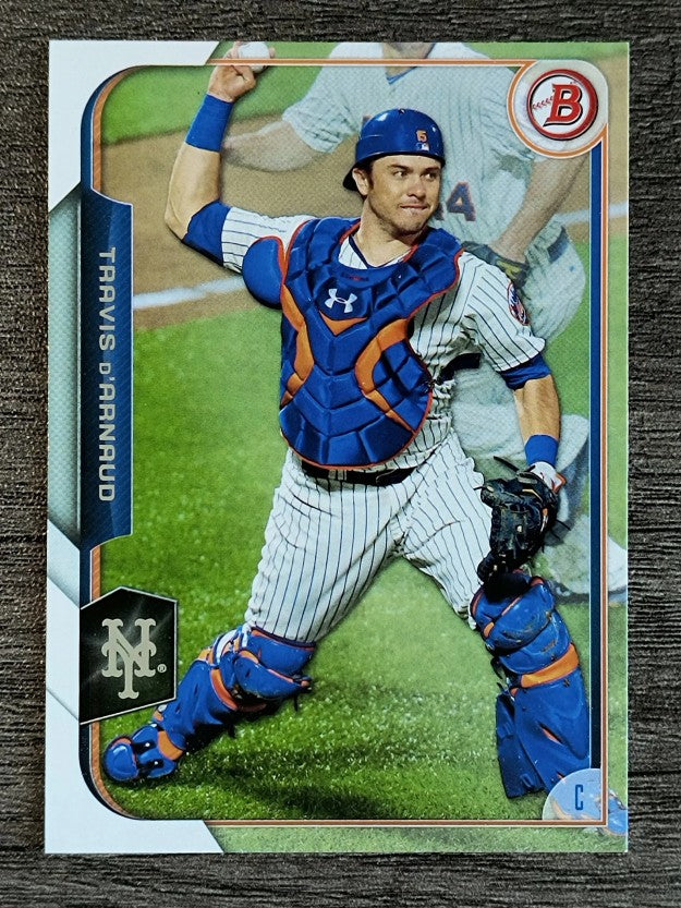 2015 Bowman #98 Travis d'Arnaud