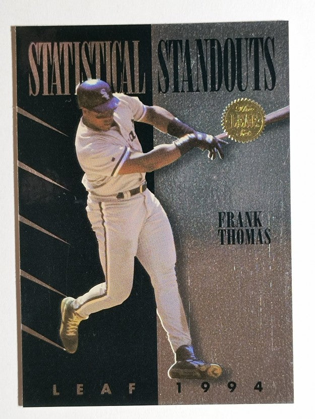 1994 Leaf Statistical Standouts #1 Frank Thomas